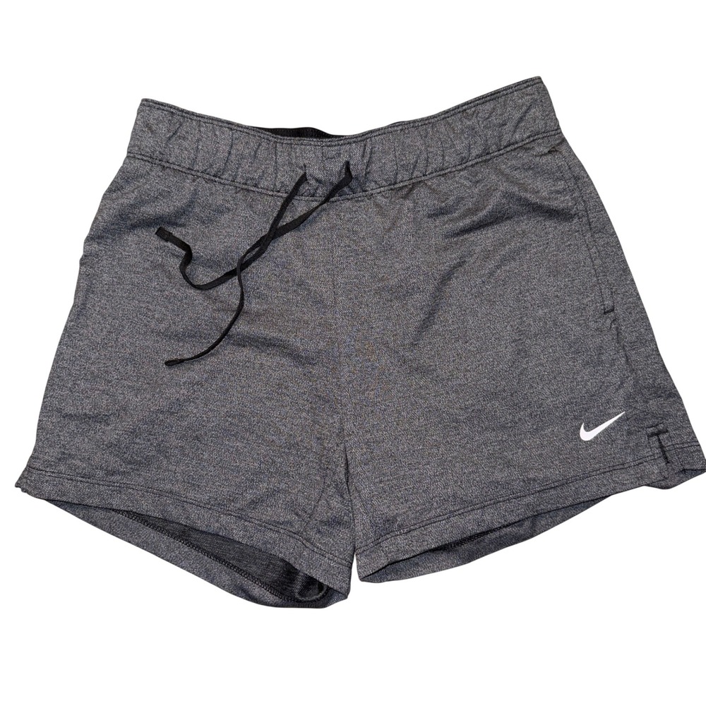 Nike Athletic Shorts XS Gray Dri-FIT Heathered Drawstring Pockets Activewear